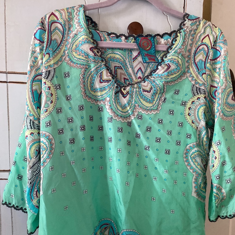 Johnny Was Top/Blouse  Size XS